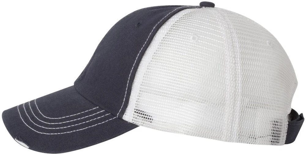 Mega Cap Frayed-Bill Twill Cap 10 Mega Cap Frayed-Bill Twill Cap - Image 10
