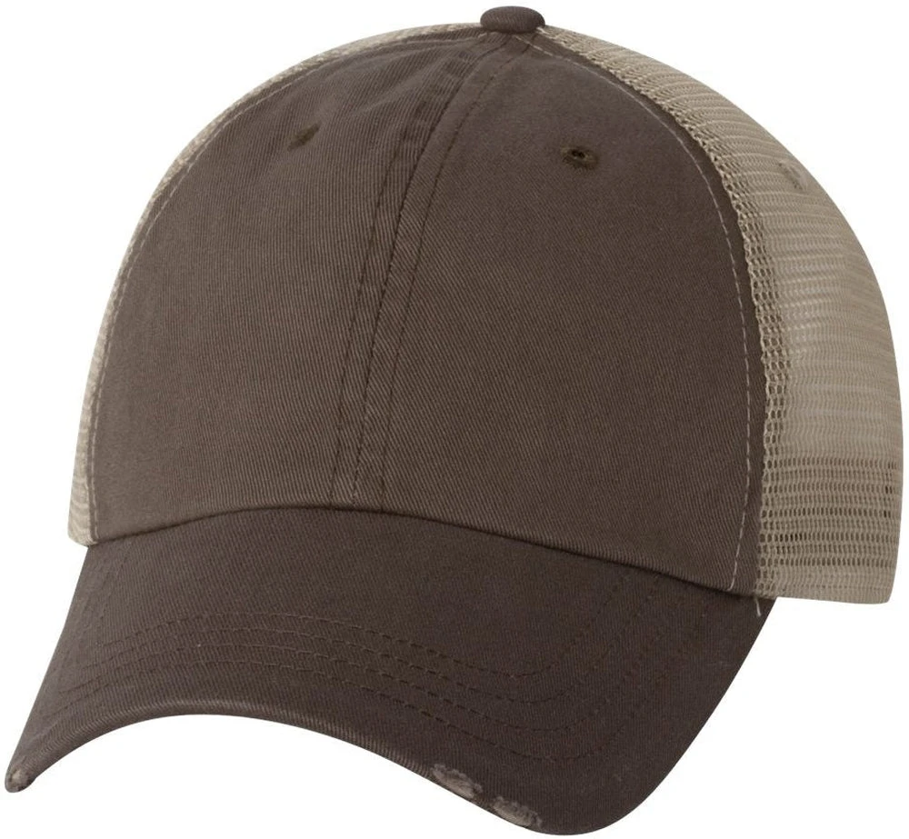 Mega Cap Frayed-Bill Twill Cap 5 Mega Cap Frayed-Bill Twill Cap - Image 5