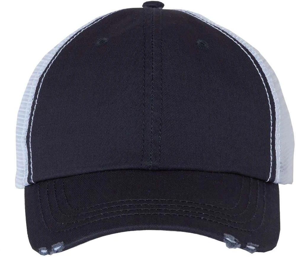 Mega Cap Frayed-Bill Twill Cap 8 Mega Cap Frayed-Bill Twill Cap - Image 8