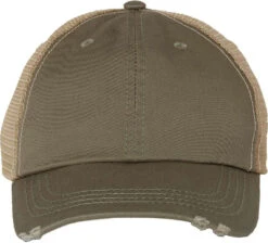 Mega Cap Frayed-Bill Twill Cap 26 Mega Cap Frayed-Bill Twill Cap -Thread Logic Store Mega Cap Frayed Bill Twill Cap OliveKhaki OSFA 10