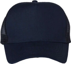 Mega Cap Recycled PET Mesh-Back Trucker Cap -Thread Logic Store Mega Cap Recycled PET Mesh Back Trucker Cap Navy OSFA 7