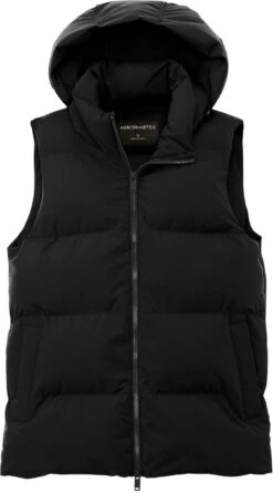 Mercer+Mettle Ladies Puffy Vest 28 Mercer+Mettle Ladies Puffy Vest -Thread Logic Store MercerMettle Ladies Puffy Vest Deep Black 2XL 9