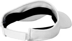 New Era Performance Dash Adjustable Visor -Thread Logic Store NE219 white flat back