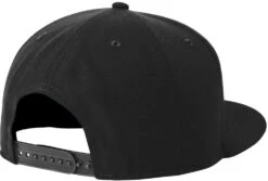 New Era Standard Fit Flat Bill Snapback Cap -Thread Logic Store NE4020 black flat back