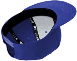New Era Standard Fit Flat Bill Snapback Cap -Thread Logic Store NE4020 royal flat interior