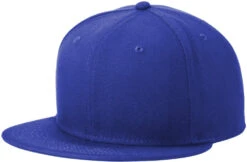 New Era Standard Fit Flat Bill Snapback Cap -Thread Logic Store NE4020 royal flat left