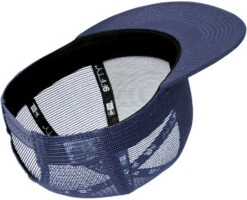 New Era Standard Fit Snapback Trucker Cap -Thread Logic Store NE4030 deepnavy deepnavy flat interior