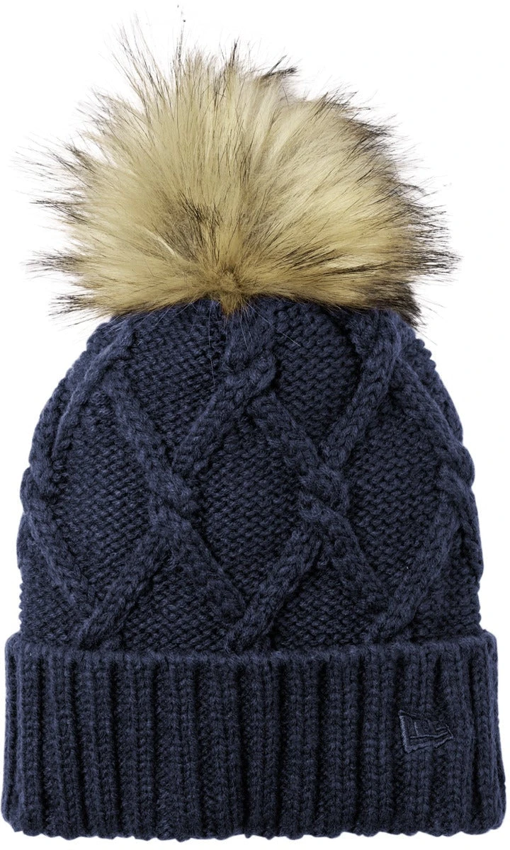 New Era Faux Fur Pom Beanie 4 New Era Faux Fur Pom Beanie - Image 4