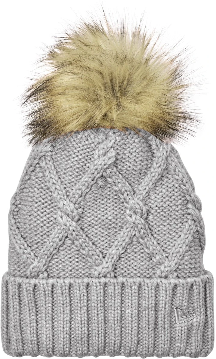 New Era Faux Fur Pom Beanie 1 New Era Faux Fur Pom Beanie
