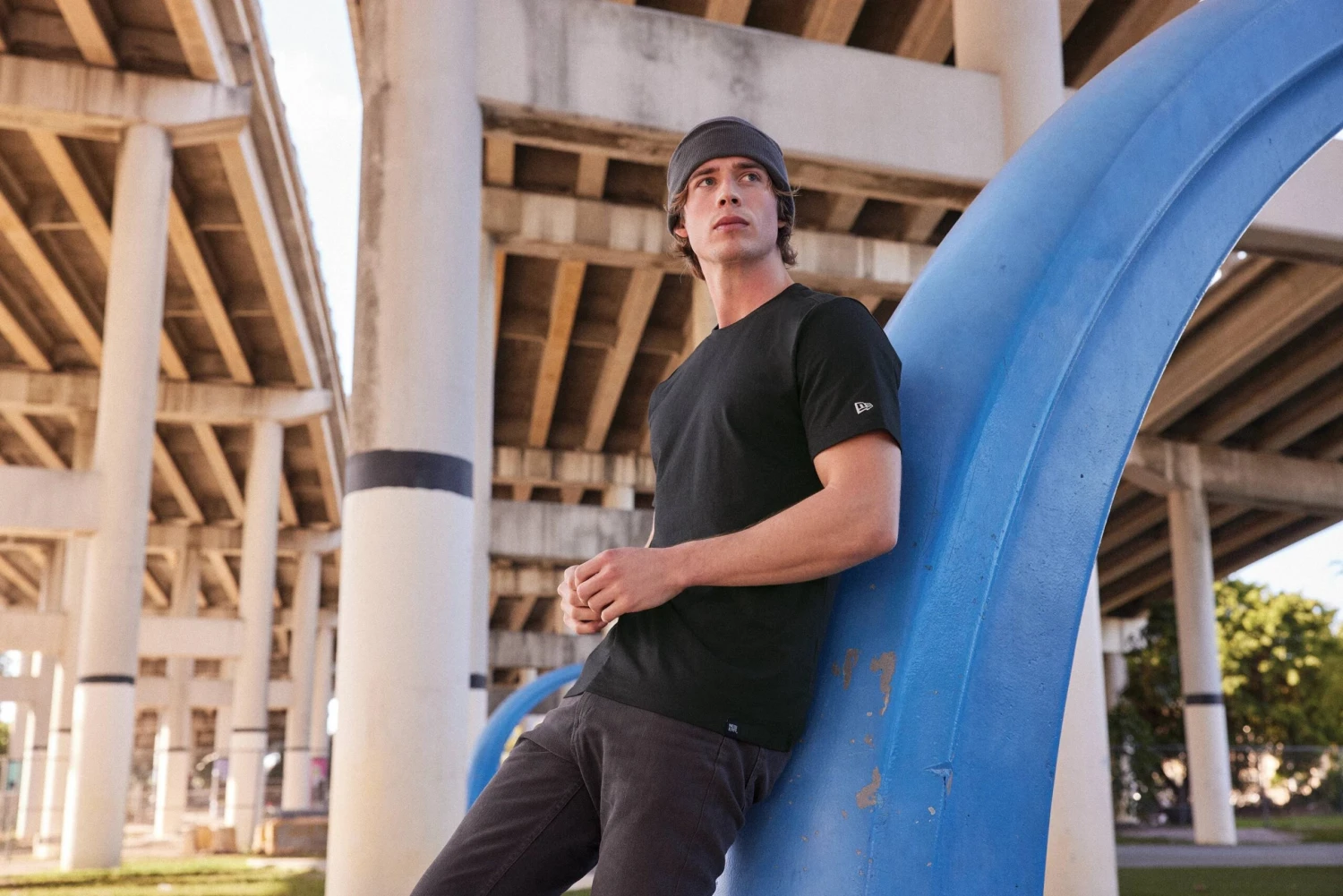 OUTLET-New Era Heritage Blend Crew Tee 3 OUTLET-New Era Heritage Blend Crew Tee - Image 3