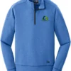 OUTLET-New Era Tri-Blend Fleece 1/4-Zip Pullover