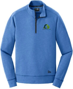 OUTLET-New Era Tri-Blend Fleece 1/4-Zip Pullover