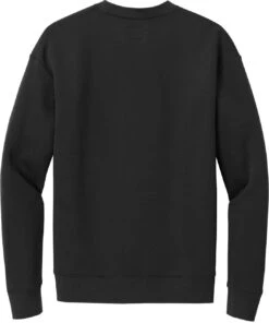 New Era Heritage Fleece Pocket Crew -Thread Logic Store NEA527 black flat back