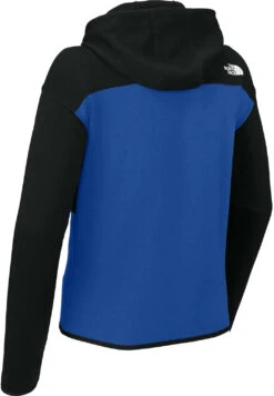 The North Face Ladies Double-Knit Full-Zip Hoodie -Thread Logic Store NF0A8BUT tnfbluetnfblack form back