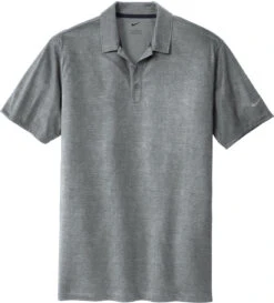 NIKE Dri-FIT Crosshatch Polo -Thread Logic Store NIKE Dri FIT Crosshatch Polo Cool GreyAnthracite S 9