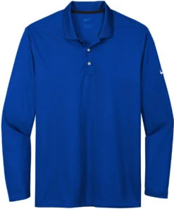 NIKE Dri-FIT Micro Pique 2.0 Long Sleeve Polo -Thread Logic Store NIKE Dri FIT Micro Pique 2 0 Long Sleeve Polo Game Royal S 9