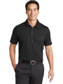 NIKE Dri-FIT Solid Icon Pique Modern Fit Polo -Thread Logic Store NIKE Dri FIT Solid Icon Pique Modern Fit Polo 3