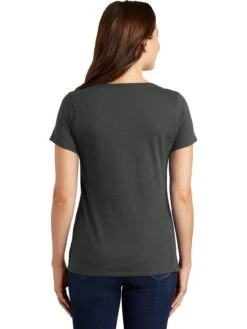 NIKE Ladies Dri-FIT Cotton/Poly Scoop Neck Tee -Thread Logic Store NIKE Ladies Dri FIT CottonPoly Scoop Neck Tee 4