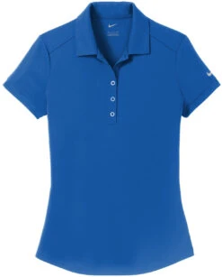NIKE Ladies Dri-FIT Players Modern Fit Polo -Thread Logic Store NIKE Ladies Dri FIT Players Modern Fit Polo Gym Blue S 13