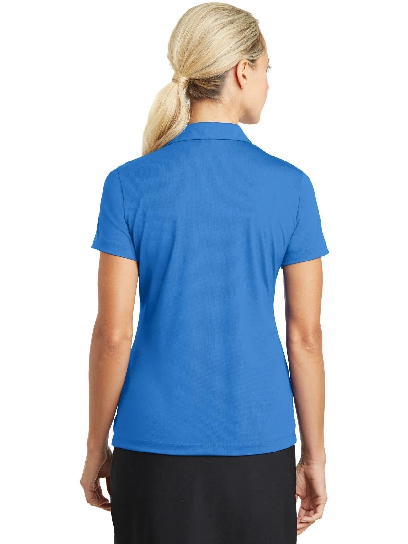 NIKE Ladies Dri-FIT Vertical Mesh Polo 14 NIKE Ladies Dri-FIT Vertical Mesh Polo - Image 14