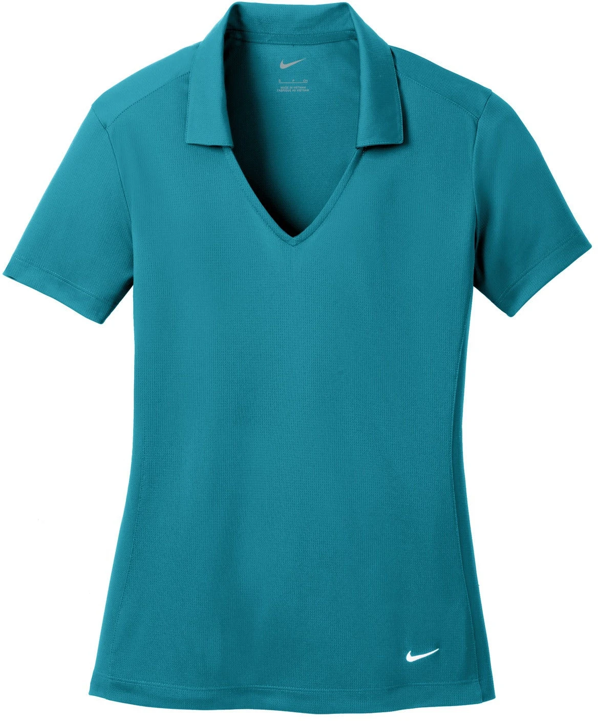 NIKE Ladies Dri-FIT Vertical Mesh Polo 7 NIKE Ladies Dri-FIT Vertical Mesh Polo - Image 7