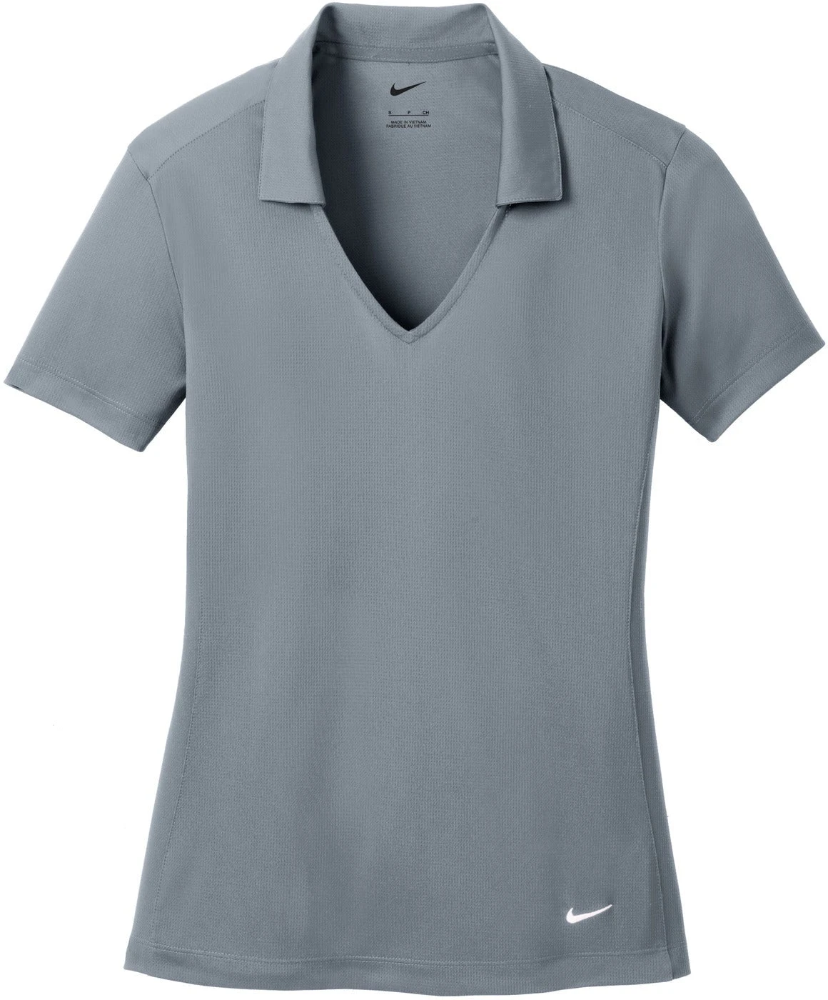 NIKE Ladies Dri-FIT Vertical Mesh Polo 15 NIKE Ladies Dri-FIT Vertical Mesh Polo - Image 15