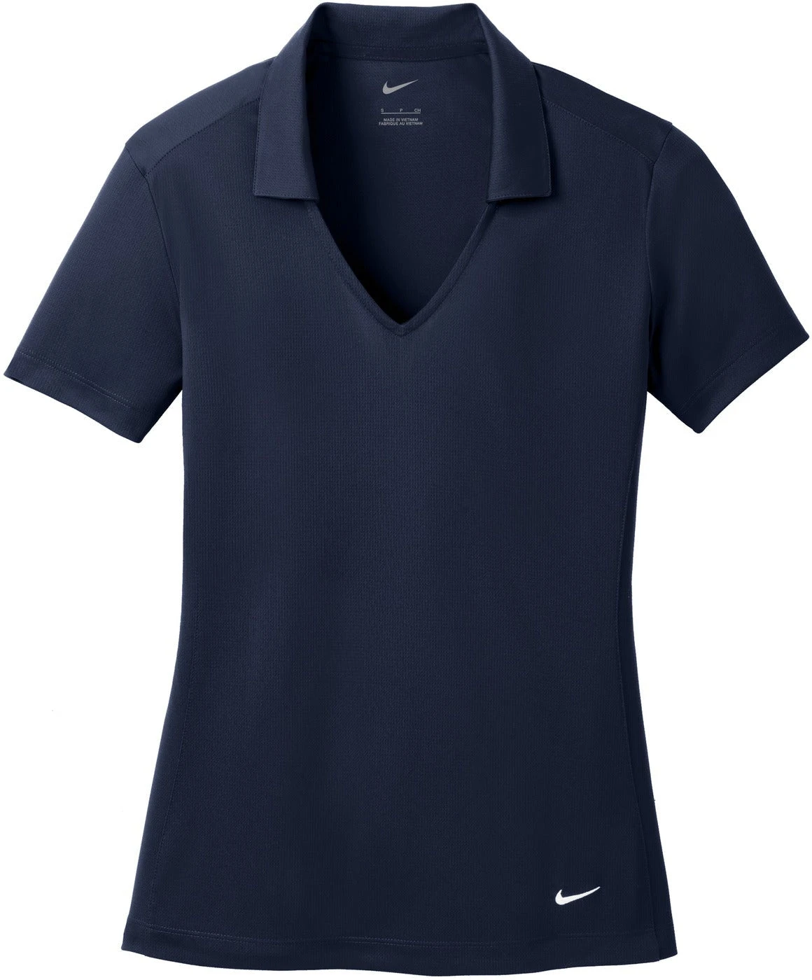 NIKE Ladies Dri-FIT Vertical Mesh Polo 19 NIKE Ladies Dri-FIT Vertical Mesh Polo - Image 19