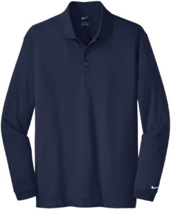 NIKE Long Sleeve Dri-FIT Stretch Tech Polo -Thread Logic Store NIKE Long Sleeve Dri FIT Stretch Tech Polo Midnight Navy XS 13
