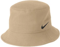 Nike Swoosh Bucket Hat -Thread Logic Store NKBFN6319 khaki flat left