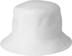 Nike Swoosh Bucket Hat -Thread Logic Store NKBFN6319 white flat back
