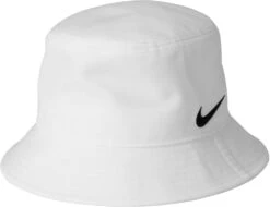 Nike Swoosh Bucket Hat -Thread Logic Store NKBFN6319 white flat left
