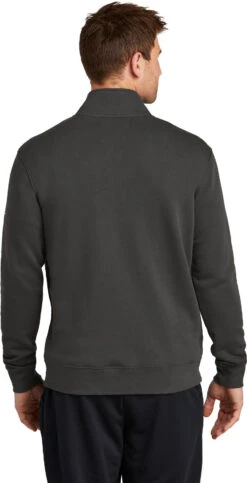 Nike Club Fleece Sleeve Swoosh 25 Nike Club Fleece Sleeve Swoosh -Thread Logic Store NKDX6718 anthracite model back