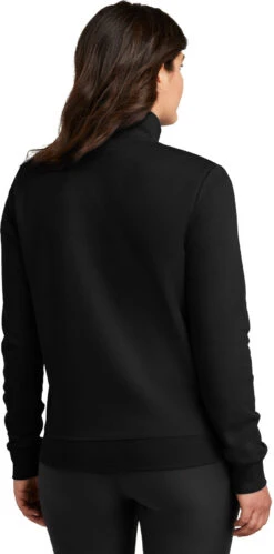 OUTLET-Nike Ladies Club Fleece Sleeve Swoosh 29 OUTLET-Nike Ladies Club Fleece Sleeve Swoosh -Thread Logic Store NKDX6720 black model back