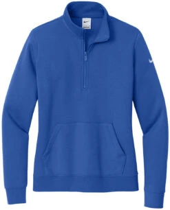 OUTLET-Nike Ladies Club Fleece Sleeve Swoosh 33 OUTLET-Nike Ladies Club Fleece Sleeve Swoosh -Thread Logic Store NKDX6720 gameroyal flat front