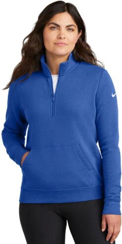 OUTLET-Nike Ladies Club Fleece Sleeve Swoosh 35 OUTLET-Nike Ladies Club Fleece Sleeve Swoosh -Thread Logic Store NKDX6720 gameroyal model front