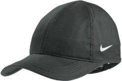 Nike Dri-FIT Featherlight Performance Cap -Thread Logic Store NKFB5666 anthracite flat left