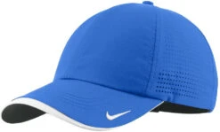 Nike Dri-FIT Perforated Performance Cap -Thread Logic Store NKFB6445 gameroyalwhite flat left