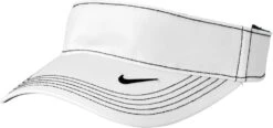 Nike Dri-FIT Ace Visor 19 Nike Dri-FIT Ace Visor -Thread Logic Store NKFB6446 white flat left