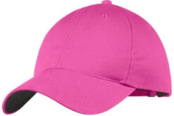 Nike Unstructured Cotton/Poly Twill Cap -Thread Logic Store NKFB6449 vividpink flat left