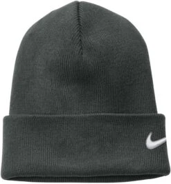 Nike Team Cuffed Beanie -Thread Logic Store NKFB6539 anthracite flat front