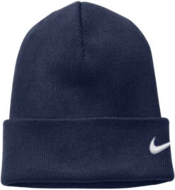 Nike Team Cuffed Beanie -Thread Logic Store NKFB6539 collegenavy flat front
