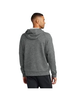Nike Therma-FIT Pocket Pullover Fleece Hoodie 25 Nike Therma-FIT Pocket Pullover Fleece Hoodie -Thread Logic Store NKFD9735 CHARCOALHEATHER Model Back