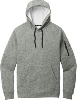 Nike Therma-FIT Pocket Pullover Fleece Hoodie 26 Nike Therma-FIT Pocket Pullover Fleece Hoodie -Thread Logic Store NKFD9735 DARKGREYHEATHER Flat Front
