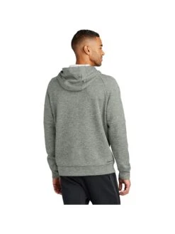 Nike Therma-FIT Pocket Pullover Fleece Hoodie 29 Nike Therma-FIT Pocket Pullover Fleece Hoodie -Thread Logic Store NKFD9735 DARKGREYHEATHER Model Back