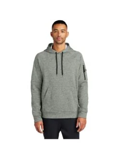 Nike Therma-FIT Pocket Pullover Fleece Hoodie 28 Nike Therma-FIT Pocket Pullover Fleece Hoodie -Thread Logic Store NKFD9735 DARKGREYHEATHER Model Front
