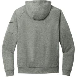 Nike Therma-FIT Pocket Full-Zip Fleece Hoodie -Thread Logic Store NKFD9859 DARKGREYHEATHER Flat Back