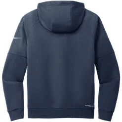 Nike Therma-FIT Pocket Full-Zip Fleece Hoodie -Thread Logic Store NKFD9859 NAVY Flat Back