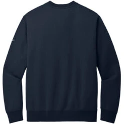 OUTLET-Nike Club Fleece Sleeve Swoosh Crew -Thread Logic Store NKFD9863 MIDNIGHTNAVY Flat Back