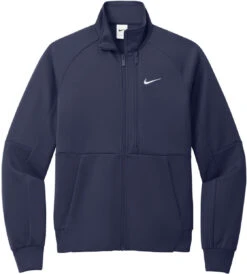 Nike Full-Zip Chest Swoosh Jacket -Thread Logic Store NKFD9891 MIDNIGHTNAVY Flat Front