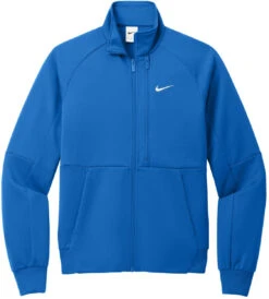 Nike Full-Zip Chest Swoosh Jacket -Thread Logic Store NKFD9891 ROYAL Flat Front